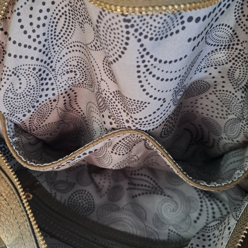 NWOT Pebbled Olive Green London Satchel